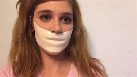 lesbian tape gagged|First Time Microfoam Tape Gag and Wrap Gag